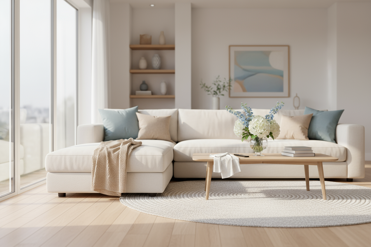 a store hero image for a homey cleaning based website