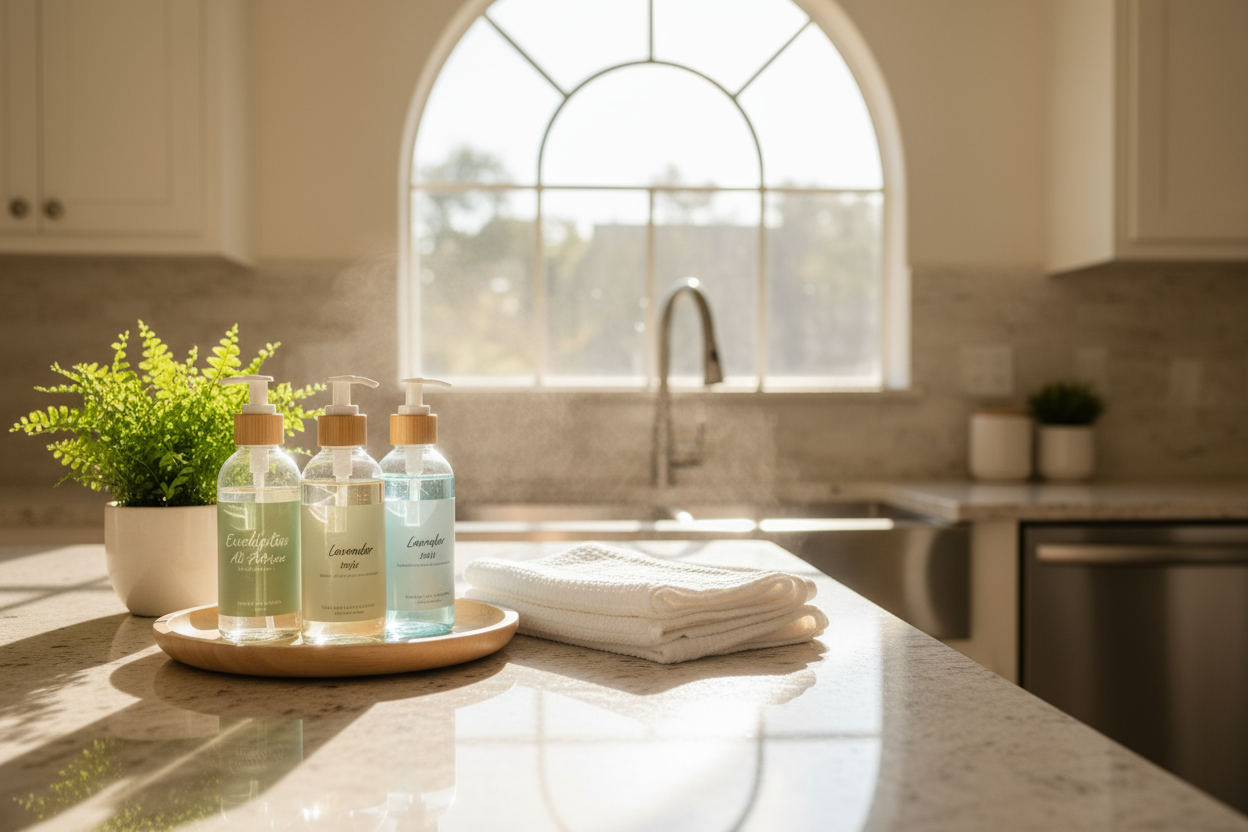 another homey cleaning vibe picture that's attractive to a customer my store mainly sells Home goods and cleaning supplies